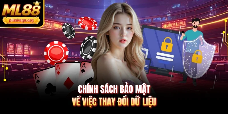 Chính sách bảo mật về việc thay đổi dữ liệu